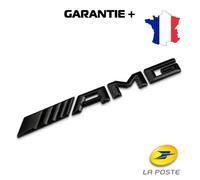 1pcs Noir Mat AMG Logo haut de gamme Sticker Corps de corps Extérieur Décor Auto Emblème Badge
