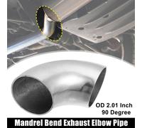 1pcs OD 2.01 pouce 90 Degré Coude Échappement Tube Mandrin Coude