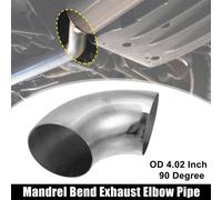 1pcs OD 4.02 Pouce 90 Degré Coude Échappement Tube Mandrin Coude