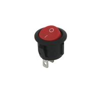 1PCS ON/OFF Round Rocker Switch LED illuminated Car 12V 24V / 6A 250V / 10A 125V 2/3/4PIN Switch 20MM NWPNLXEA(3Pin red ON-OFF)