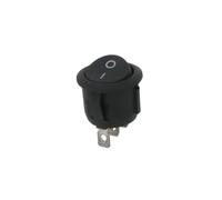 1PCS ON/OFF Round Rocker Switch LED illuminated Car 12V 24V / 6A 250V / 10A 125V 2/3/4PIN Switch 20MM NWPNLXEA(3Pin black ON-OFF)