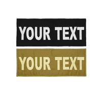 1PCS Patchs de nom de Broderie Personnalisés, Patchs Tactiques Amovibles Personnalisés Crochet et Boucle, Étiquettes Tactiques Brodées pour Vestes de Gilet de sac à dos (1Line)