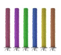 1pcs Patte d'oiseau meulage Propre Jouet à mâcher Cage perchoir Stand Couleur de la Plate-Forme au Hasard 18 CM élégant et populaireDurabilité