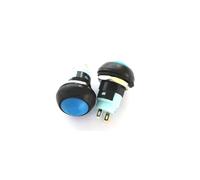 1PCS PBS-33A 12mm latching Switch On Off Small Push Button Switch 250V 3A Round Red Green White Black Blue Yellow NWPNLXEA(Rosa)