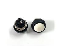 1Pcs PBS-33b 2Pin Switch 12mm 12V 1A momentary Push button Switch since the reset Non-locking NWPNLXEA(1PCS white)