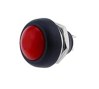 1Pcs PBS-33b 2Pin Switch 12mm 12V 1A momentary Push button Switch since the reset Non-locking NWPNLXEA(Rot)