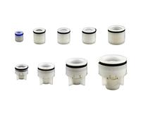 1Pcs Plug-in Plastic Non-Return Valve Spring Check For 10-32mm Aquarium Garden irrigation Water Meter Valve Anti Drip(OV 25)