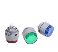1pcs Press Type 22mm Ultra Short Button Switch with Light Self-locking and Self resetting SPB1 Ultra-thin Waterproof Circular Switch(Yellow,SELF-LOCK_NO LIGHT)