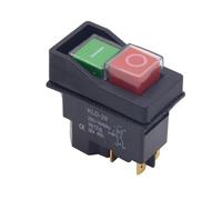 1PCS Push Button Electromagnetic Switch 4 Pin AC250V 16A Magnetic Starter Power Tool Switches CZMDKEXM