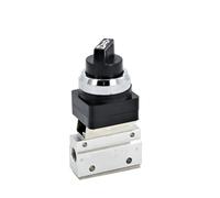 1PCS Push Button Pneumatic Mechanical Valve MOV-01 MOV-02 MOV-03 MOV-03A Manual Air Switch Momentary(MOV-01)