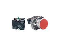 1PCS Push button switch XB2BA31C/42/51/61/21/11 Self-reset tap round point power start button NWPNLXEA(XB BA42)