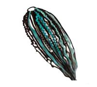 1pcs Queue De Cheval Élastique Dreadlock for Le Style pour Femmes | Y compris les vagues bou s et éparses. Ajustement confortable.(Green)