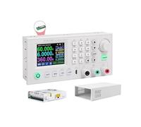 1pcs RD6006PW 60V 6A 5 chiffres DC DC Tension Alimentation de banc Convertisseur abaisseur Ensemble avec boîtier S400 et bloc d'alimentation 400W non assemblé