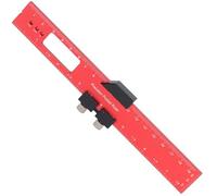 1Pcs Règle De Traçage Du Bois de 200 Mm,Alliage D'aluminium Butée Coulissante Outils,Règle Carrée De Poche de Type T,Règles De Travail Du Bois Pour le Traitement Mécanique Du Travail Du Bois