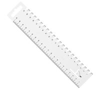 1Pcs Règles de Couture,Regle Patchwork,Regle Couture,en Plastique,Blanc,21 cm