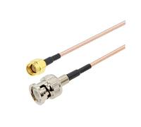 1pcs rf Câble RP-SMA Mâle à Bnc Bouchon mâle Rg316 Pigtail 50 Ohm Extension Câble coaxial Cctv Caméra DVR Système Rf Cavalier coaxial(BNC M to RP-SMA M,3M)