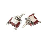 1PCS rocker switch button switch, rocker power switch 2 3 6 pins 2 3 gears E-TEN1021 1021 1122 1221 1322 1321 2210 3310 3210(Ivory)