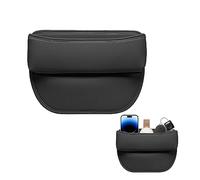 1pcs Sac Organisateur De Voiture Noir, Poche Latérale De Rangement De Siège Cousu, Organisateur De Siège D'écart De Voiture, Poche De Console De Siège Avant, Magasin De Téléphone Portable, Clés