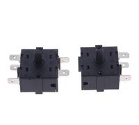 1PCS Sélecteur de Commutateur Rotatif de Chauffage Électrique 3Pin 5Pin AC 250V 16A - 1 pièce (3 pin)