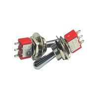 1pcs SH T80-T Z1 Series Large Long Handle 12mm (ON)-OFF-(ON) SPDT 3Pin 3Position MOM-OFF-MOM Panel Toggle Switch 5A125V