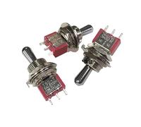 1pcs SH T80-T Z1 Series Large short Handle 12mm ON-OFF-ON SPDT 3Pin 3Position Panel Toggle Switch 5A 125VAC