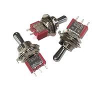 1pcs SH T80-T Z1 Series short Handle 12mm ON-OFF-ON SPDT 3Pin 3Position Panel Toggle Switch 5A 125VAC NWPNLXEA