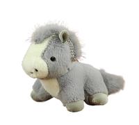 1Pcs Simulation Poney Pendentif Mignon Petit Cheval Poupée Porte-clés Kawaii Bande Dessinée Anime En Peluche Jouet Cadeau Pour Enfants D'anniversaire De Noël