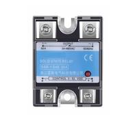 1Pcs Single Phase Control AC SSR-10DA 25DA 40DA 60DA 80DA 100DA 120DA 150DA Solid State Relay 24-480VAC 3-32VDC(SSR-60DA) Industrial Electrical Relays