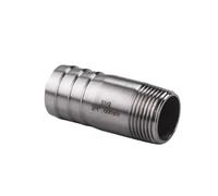 1pcs SS304 316L Threaded Smooth leather pipe joint Low Pressure Pipe Tanell Threaded Fittings BSPT Casting Stainless Steel(BSPT 316L,UNIT IS INCH_1/8")