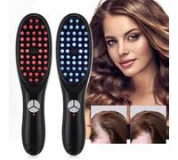 1PCS The Original Comb, 3 Modes Vibration Massage Comb, 2-in-1 Electric Scalp Massager and Hair Oil Applicator, Scalp Massager Comb with Red Light and Blue Light for Scalp Care