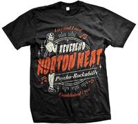 1PCS The Reverend Horton Heat Live and Loud Men's T Shirt Black S