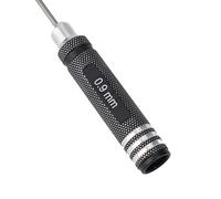 1PCS Tournevis hexagonaux HSS 0,9 à 3,0 mm pour modèles RC et ingénierie avec poignée antidérapante en aluminium (1,3 mm)