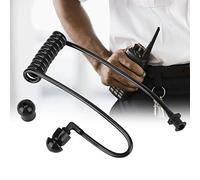 1PCS Tube à Sons de Remplacement pour Casques Radio - TLKR Radio Oreillette 1-Pin Écouteur Casque Microphone KIT Bodyguard pour TLKR Talkie Walkie Radio(Noir)