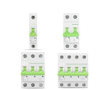 1PCS Type D 1-4P 6A 10A 16A 20A 25A 32A 40A 50A 63A Disjoncteur 6KA 110V/220V/400V 50/60HZ MCB Interrupteur de protection contre les surintensités(3,D50)