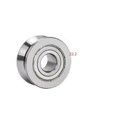 1PCS V-groove Rail Roller Series Bearing LV202-38 ZZ 2RS Inner Diameter 15mm Outer Diameter 38mm Height 17mm