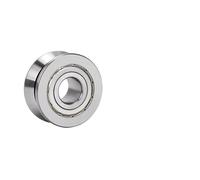 1PCS V-groove Rail Roller Series Bearing LV203 ZZ Inner Diameter 17mm Outer Diameter 58mm Height 25mm