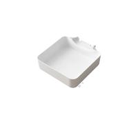 1PCS Washing Machine Drain Pan, Water Catcher Tray for Front Load Washer Filter Cleaning, Laundry Floor Spill Protector Tool Pour lave-linge(White A)