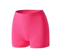 1pcs Women Seamless High Waist Short Panties Hip Lift Safety Pant Lady Sport Underwear Convient Pour Le Bottoming, Le Yoga(Pink,L (65-75kg))