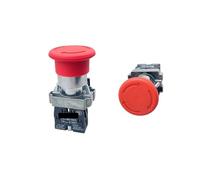 1Pcs XB2-BS542 22mm NC Red Mushroom Emergency Stop Push Button Switch NWPNLXEA