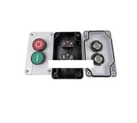 1pcs XB2 button box switch stop control industrial control start stop two hole positions Stop/Start,I/O NWPNLXEA(Nero)
