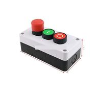 1pcs XB2 button box switch up and down stop control industrial control start stop with arrow three hole position NWPNLXEA(2)