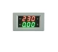 1Pcs YB4835VA AC0-500V AC0-300V AC Voltmètre Courant Compteur LED Panneau Ampèremètre Volt Voltmètre Numérique Ampèremètre 10A 50A 100A D85(White cover,AC100A(SPLIT)_POWER SUPPLY DC8-18V_AC0-500V)