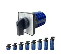 1pcs,YMW26-32 Series LW26 32A 690V 1-8 Poles 2/3 Positions Changeover Cam Switch Rotary Selector LW28-32 NWPNLXEA(5P-20 Terminals)