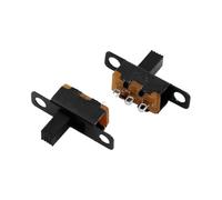 1PCS12F151 P2T hauteur de poignée 7MM bascule à 2 vitesses sans pieds fixes une rangée trois coulissants(6.0mm Height)
