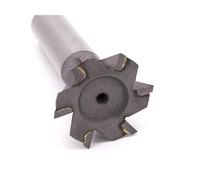 1pcsYG8 fraise à rainure en queue d'aronde 45/55/60 degrés diamètre de coupe carbure fraise usinage cuivre aluminium fonte (Size : 45 degree, Color : 20D-12d-4T)