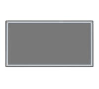 1piece Auto Visor Visor, Miroir de Maquillage de Maquillage de Voiture carré, Miroir de Maquillage de Voiture Universel, Auto Auto adhésif rétroviseur, Camion SUV