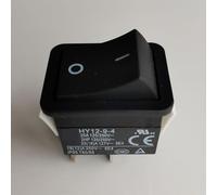 1Piece HY12-9-4 20A 125/250V 2HP 125/250V 4Pins ON-OFF Rocker Switch NWPNLXEA(Nero)