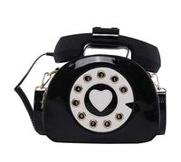 1pièce Main Pu Design Téléphone De Shopping Portable Bandoulière Unique Et Utile Pochette De Rangement Créative Rétro