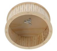1pièce Roue Bois pour Hamster Accessoire Exercice Silencieux pour Chinchilla Et Cochon Jouet Bois Durable pour Cages