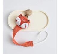1pieces Clip factice | Tissu en coton doux | Clip de support de sucette | Chaîne de suche mannequin | Baby Pacificier Bolders Soother Clips | Jouets de dentition pour la plupart des types de sucettes